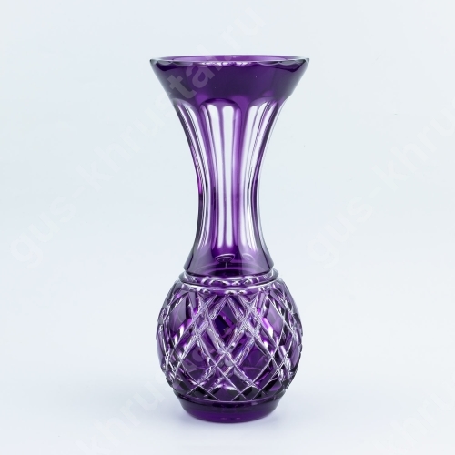 Ваза Хрустальная Для Цветов 55 сиреневая